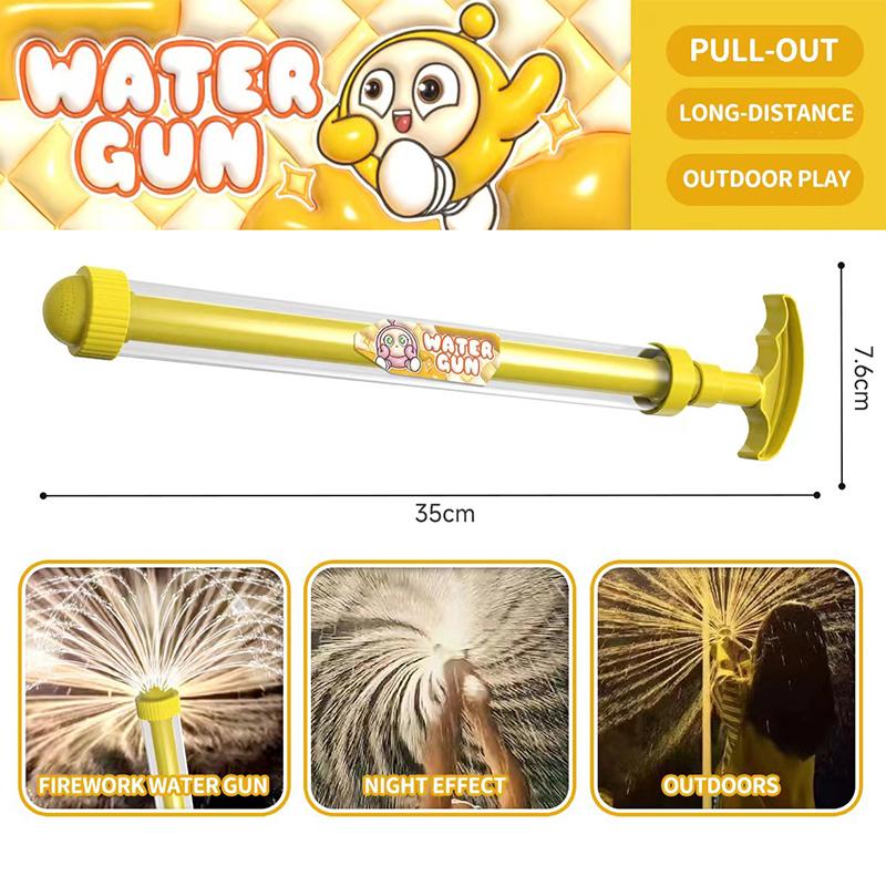 Cartoon Capybara Firework Water Squirt Toys Reusable Water Soaker Toy Outdoor Water Gun Injector Summer Outdoor Game Supplies