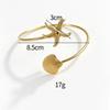 Ocean Style Upper Arm Cuff Bracelet Gold Color Cuff Arm Ring Vintage Spiral Arm Bracelet  Women