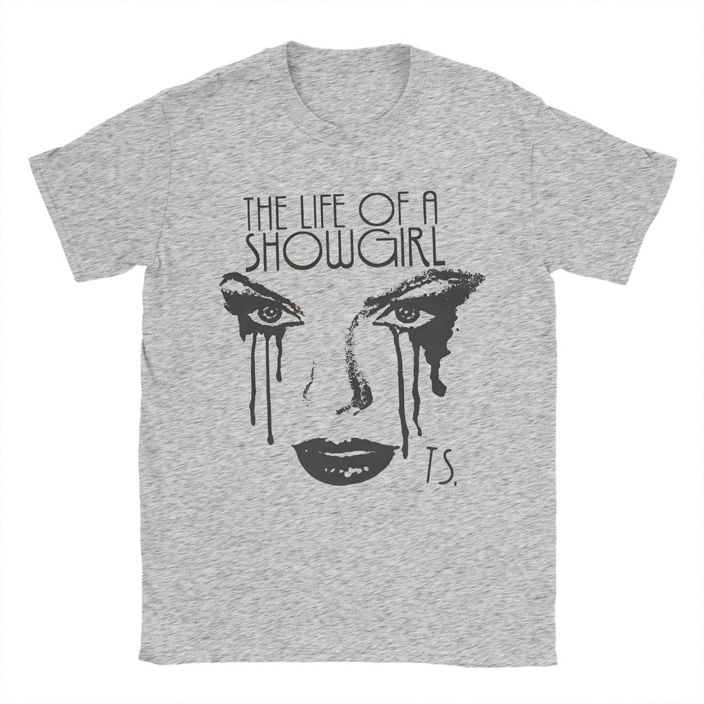 The Life Of A Showgirl  T Shirts Men Women's Pure Cotton Funny T-Shirts Crew Neck Tees Short Sleeve Clothes Classic