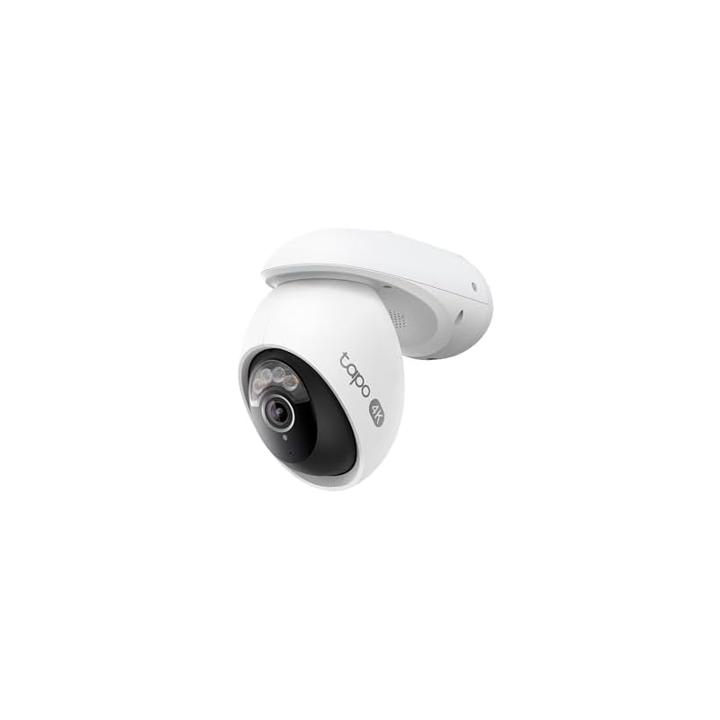 TP-Link Tapo C560WS Security Camera, Outdoor Surveillance Camera, Smartphone Compatible, Wi-Fi, 4K 8MP Pan/Tilt, 360° AI Detection, Full Color, IP66