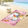 Rainbow Brite Print Beach Towel, Large Soft Quick Dry Towel for Beach Camping Swimming