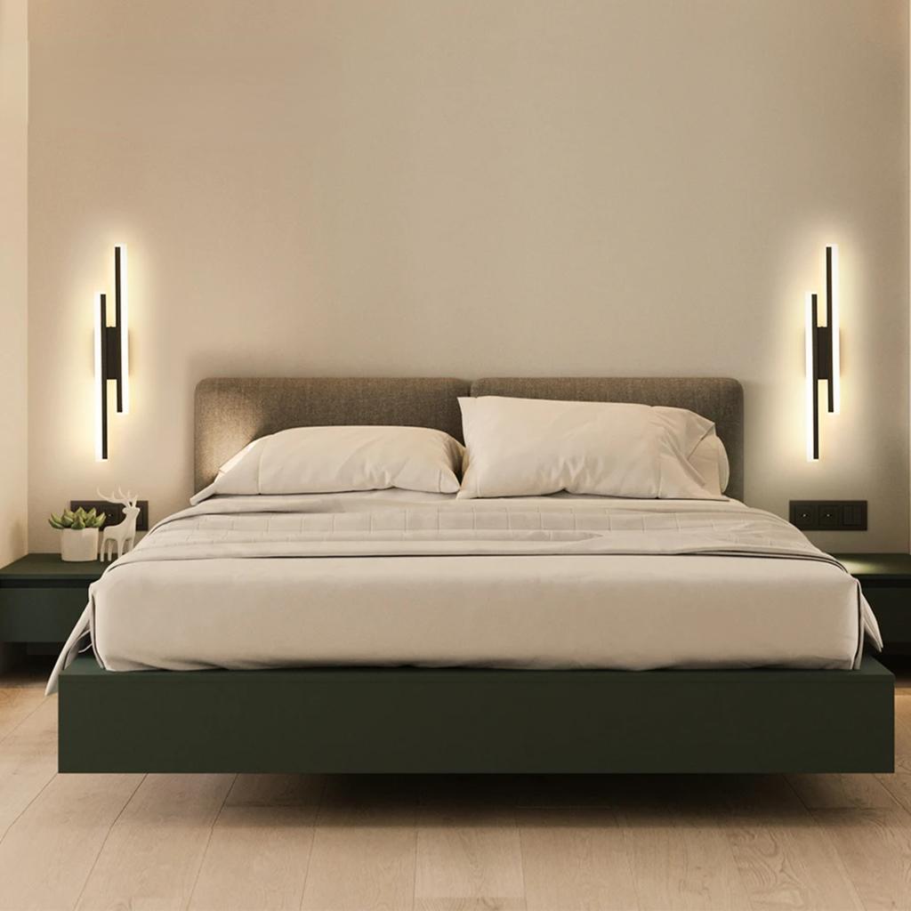 New Elegant, modern, and stylish black Nordic LED wall sconce light for home or office use. This contemporary, sleek fixture fea