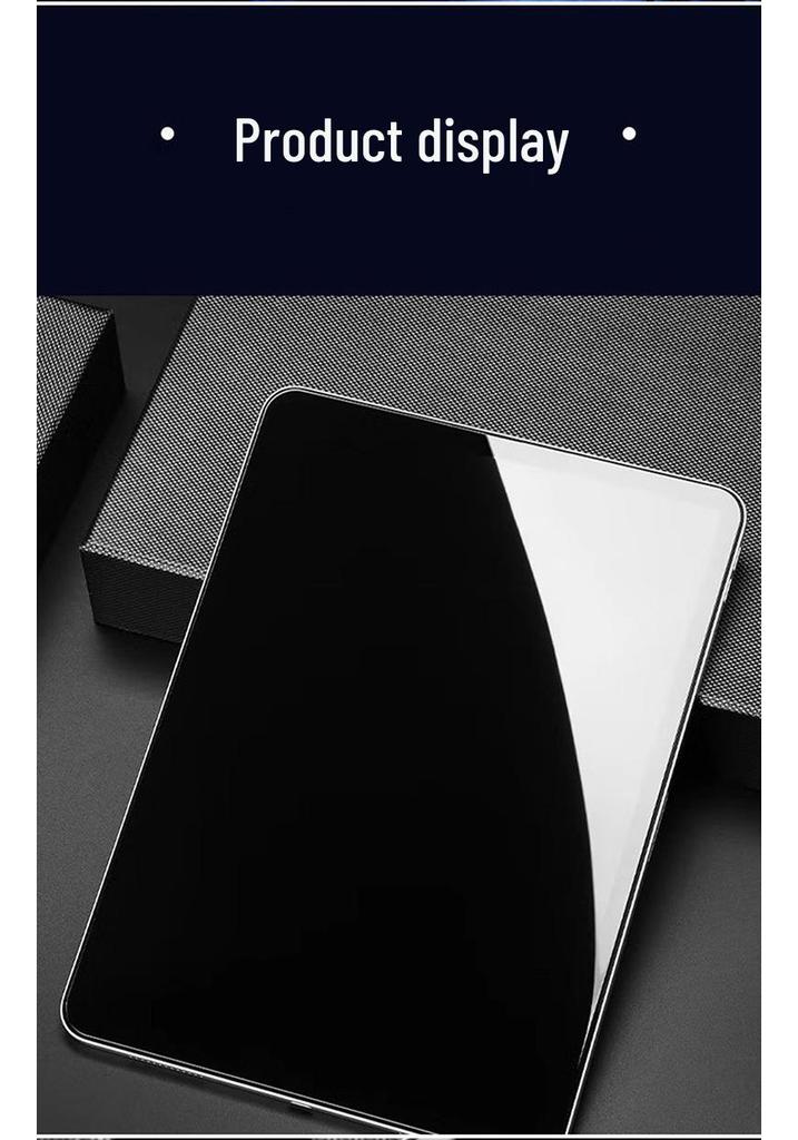 iPad Air 7/6 Pro Dust-Free Tempered Screen Protector Film with Quick Application