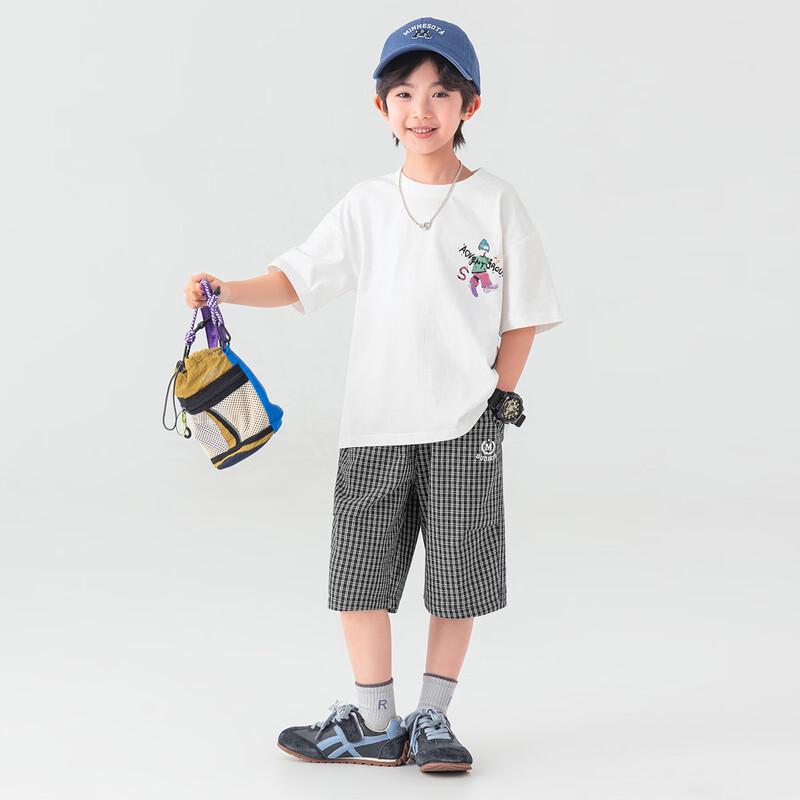 Boys' Plaid Casual Shorts