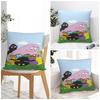 Pillow Case Cute Cartoon B-B-Barbapapas Soft Pillow Cover Vintage Cushion Cover Printed Pillowcases For Wedding Party Home Decor
