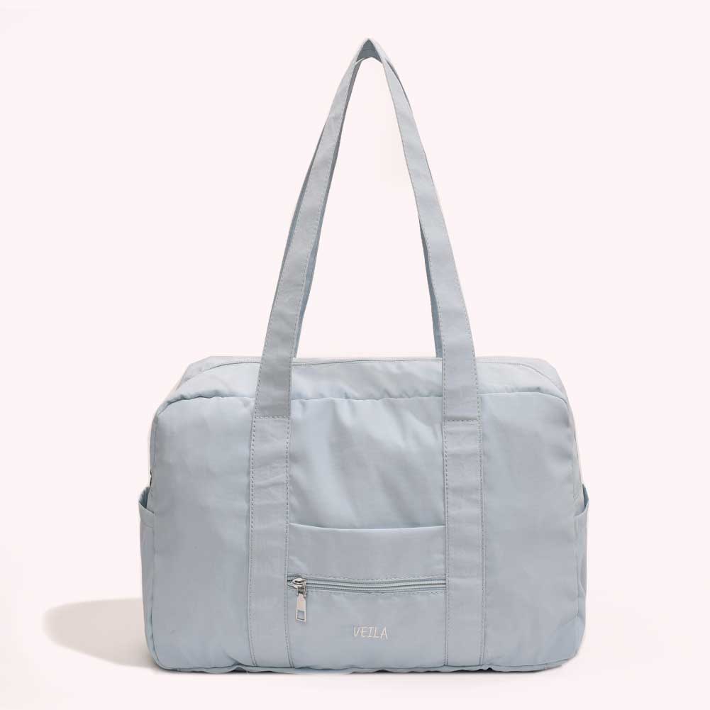 

Унисекс Простая сумка кроссбоди Ткань Оксфорд Дорожная ручная кладь Однотонная Легкая сумка-тоут Сумка для коротких поездок на открытом воздухе синий