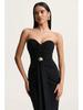 2026 Spring Elegant Sleeveless Pleated Bandeau Evening Gown