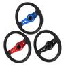 13-Zoll-Autolenkrad aus PU, stilvoller Look, schlagfest, verbesserter Griff, einfache Installation, Racing Stee