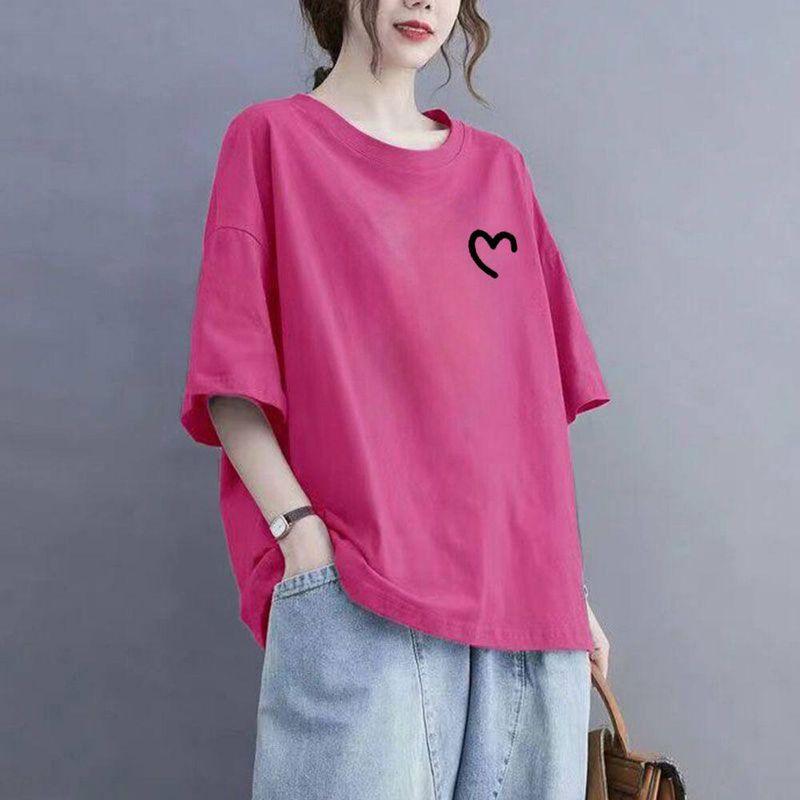 150kg Plus Size Summer 2026 Maternity Tops 115kg Short-Sleeve Pure Cotton Women's T-Shirt New Style Half-Sleeve