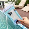 Cartoon Anti Sinking Air Waterproof Phone Bag Pouch for Apple IPhone Xiaomi Samsung Swimming Drifting Cute Touchable Lanyard