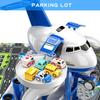 Airplane Model Car Aircraft Rail Track Car Miniature Planes Children Toys Indoor Games Vehicle Toy For Boys Girls Birthday Gifts