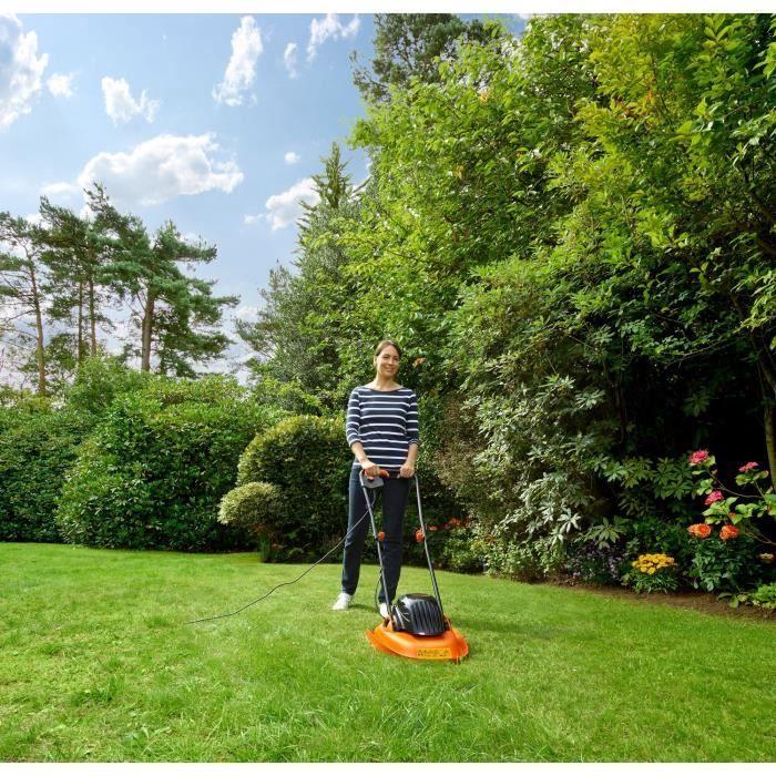 Elektrischer Rasenmäher auf Luftkissen mit Kabel - BLACK&DECKER - BEMWH551-QS - 1200W - 30cm Schnitt