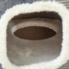 Cat Barrel Scratching Post Cat Tree for Indoor Cats Kitten Climbing Frame Pet Play Tower Soft Plush & Lamb Fleece Grey
