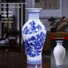 Modern Minimalist Ceramic Vase for Dried Flowers - Porcelain Ornament for Living Room Decor