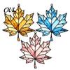 Herbst-Themen-Ornamente Acryl-Ahornblatt-Sonnfänger für Herbst-Heimdekoration, Buntglas-Fensterdekorationen Stil Hängendes Ornament Thanksgiving