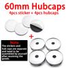 4 piezas Estilo de Coche 56 mm Emblema Tapas Centrales de Rueda Pegatinas Para Volvo Polestar AWD V50 S60 XC60 S40 XC40 XC90 V60 S80 S90 V90
