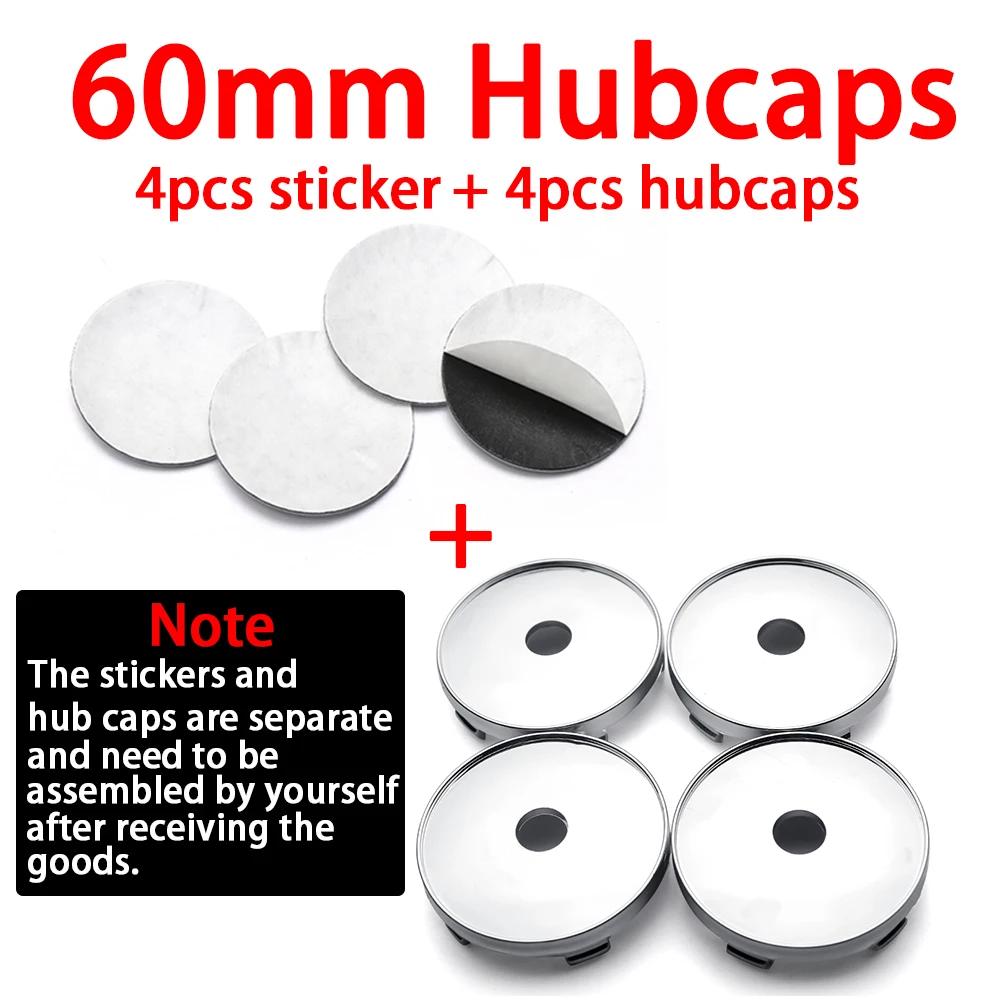 4 piezas Estilo de Coche 56 mm Emblema Tapas Centrales de Rueda Pegatinas Para Volvo Polestar AWD V50 S60 XC60 S40 XC40 XC90 V60 S80 S90 V90