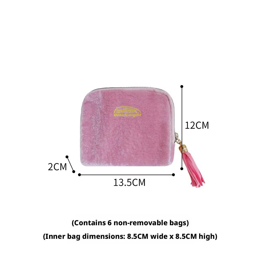 Velvet Jewelry Organizer Bag Travel Jewelry Case for Necklaces Bracelets Rings Earrings