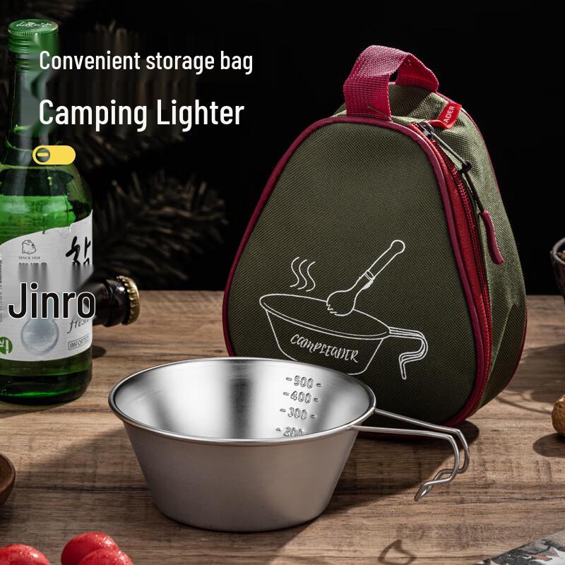 304 Stainless Steel Folding Camping Sierra Bowl Set