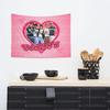 1 Stück Kpop Cortis Rosa Herz Flagge Wandteppich Einzigartige Heimdekoration Kpop Liebhaber Geschenk Wandkunst Koreanische Popmusik Fan Geschenk