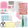 24τμχ Σετ Εργαλείων Κουλοτήρα για Χαρτί Quilling DIY Διακόσμηση Τέχνης Χειροτεχνίας(χρώμα τυχαίο)