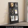 Nordic Floor-Standing Bookshelf: Multi-Layer Wall Storage Rack for Magazines and Picture Books