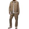 Jordan Essentials Chicago Solid Color Loose Comfortable Fashion Warm Jacket Men Jacket Brown HF9318257