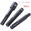 3PCS For SDS PLUS Steel Ball Sokcet Adapter Set Extension Rod Electric Wrench Socket Extension Rod 1/4 3/8 1/2inch Drive Adapter