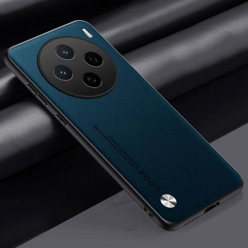 Plain PU Leather Case for VIVO X200s X200 Pro Mini X 200 Ultra Matte Cover Luxury Camera Protect Shockproof Soft Frame Bumper Cover