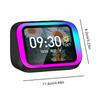 Smart Bluetooth Speaker Lntelligent Large-Screen Weather Temperature Display Table Speaker Clock Bedroom Decor Voice Assistant