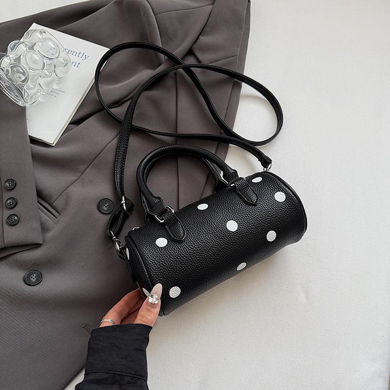 Handbag Small Shoulder Bag Women's High-end Polka Dot Niche Pillow Bag Crossbody Bag