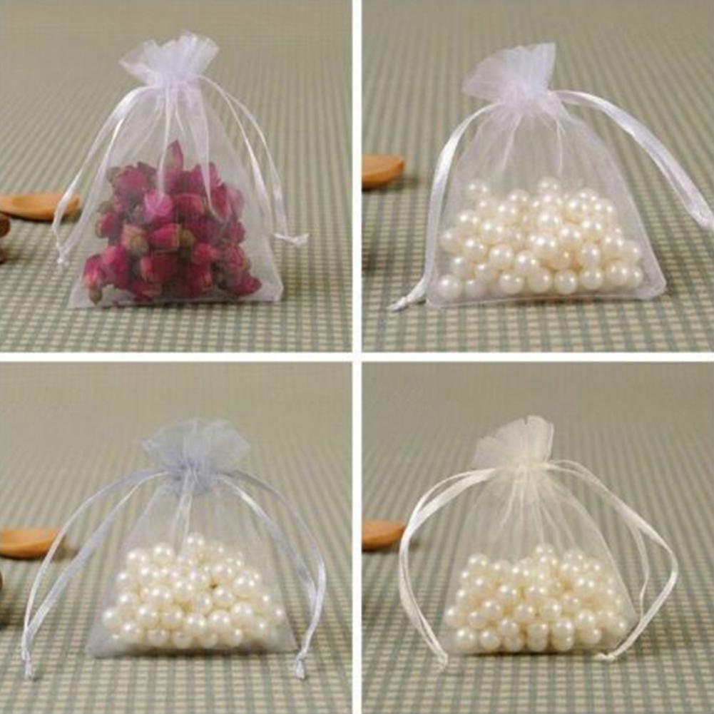 Organza Bags Wedding 10*15cm Wedding Supplies White