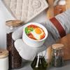 Ceramic Baking Bowls White 260 Ml 12 Pcs.