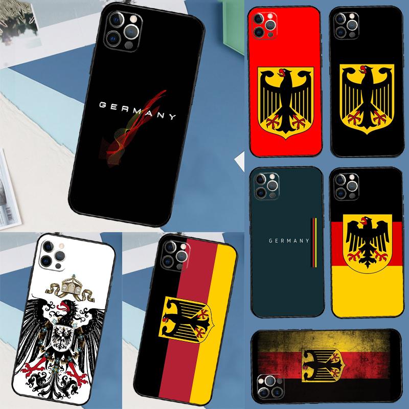 Germany Flag Emblem Case For Oppo A78 A98 A18 A38 A58 A60 A80 A40 A77 A57 A17 A74 A54 A94 A96 A76 A16 A15 A5 Pro