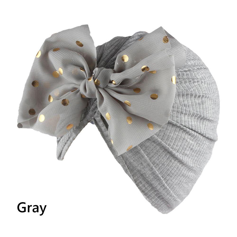 Soft Headwear Hair Accessories Infant Hospital Hat Head Wrap Baby Turban Hat Bowknot Beanies
