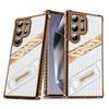 Samsung S25 Ultra Stealth Bracket Mobile Phone Case Suitable for S24PLUS Four Corner Anti Fall S23 Battle Shadow Protection Case