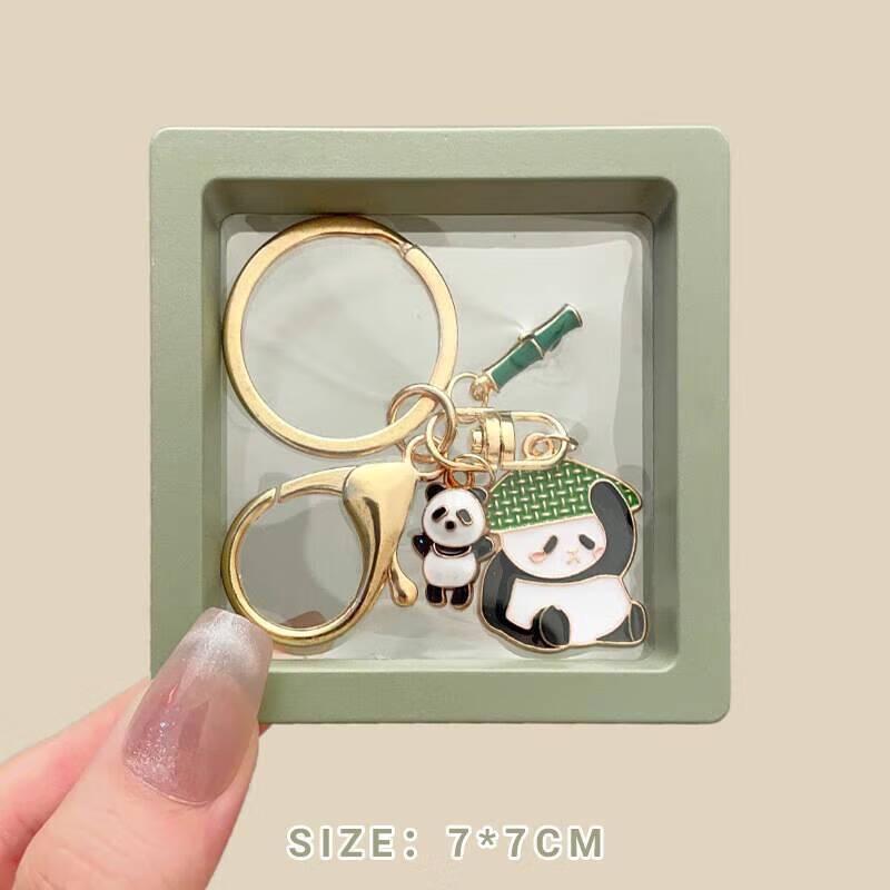 Panda Metal Keychain & Bag Charm