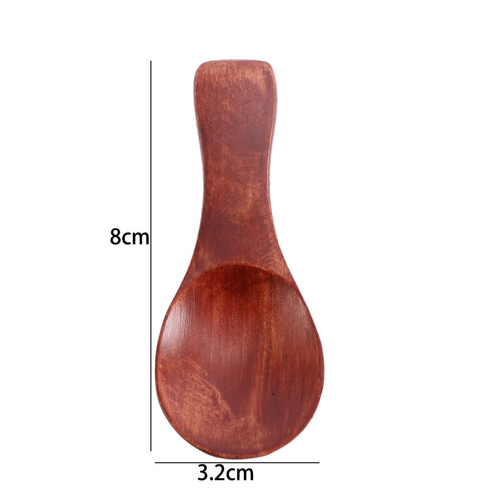 Durable Chinese Style Wooden Coffee Tea Sugar Spoon Condiment Spoons Spice Spoon Coffee Scoop