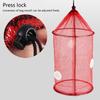 Fishing Baits Trap Foldable Fish Basket for Shrimp Heavy Duty Braided Fishing Net with Storage Bag Basket Baits Cage