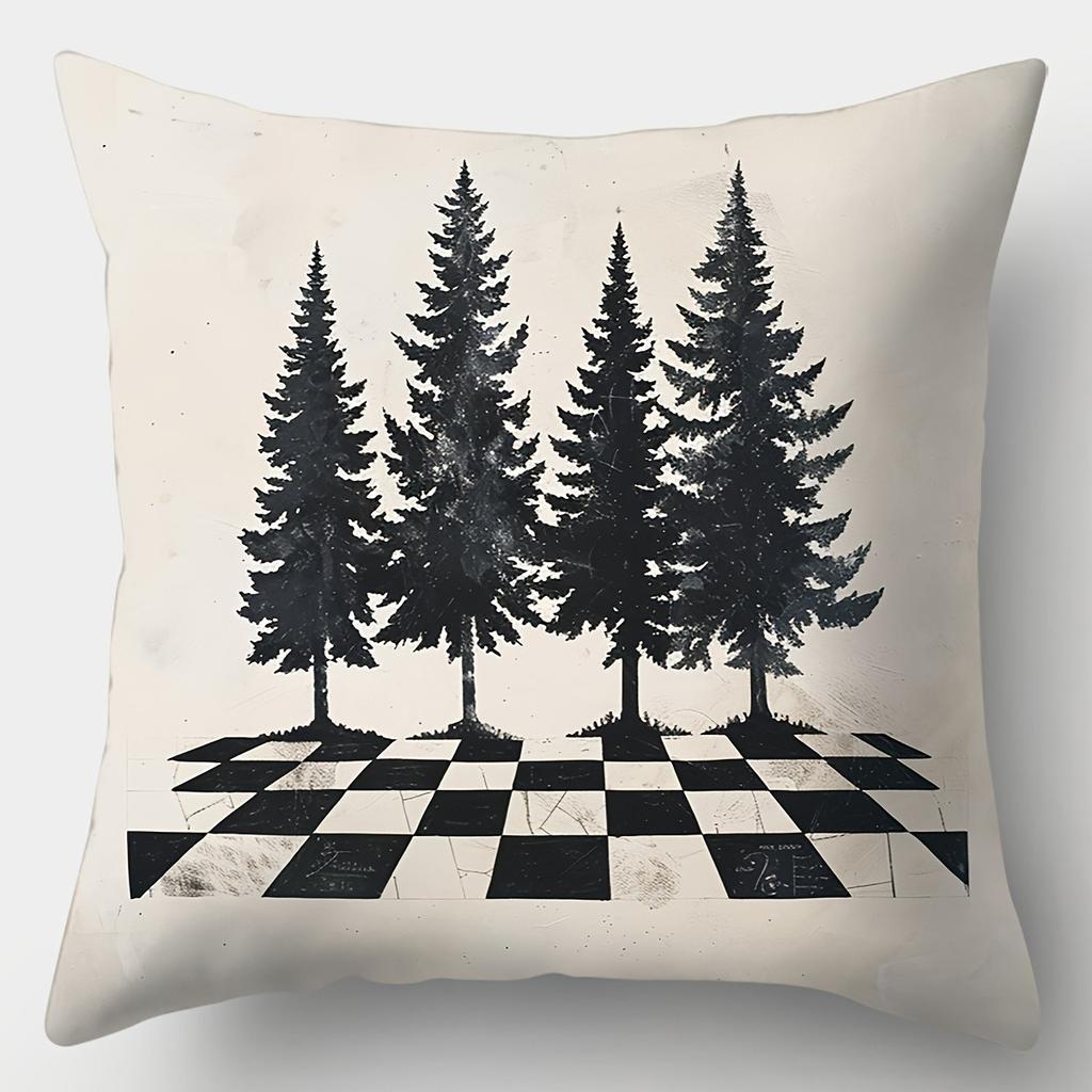 Christmas Pillowcases | Hello Winter Snowflake/JOY/Pine Trees/Merry, Room & Home Holiday Decor