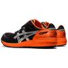 New Asics Winjob Low Top Outdoor Shoes Unisex Black Orange 1271A029-0254H