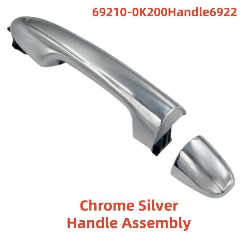 69210-0K200 Handle 6922 Chrome Accessories Tools For Toyota Hilux Revo 2015 2016 2017 2018  Glossy Black Handle Assembly