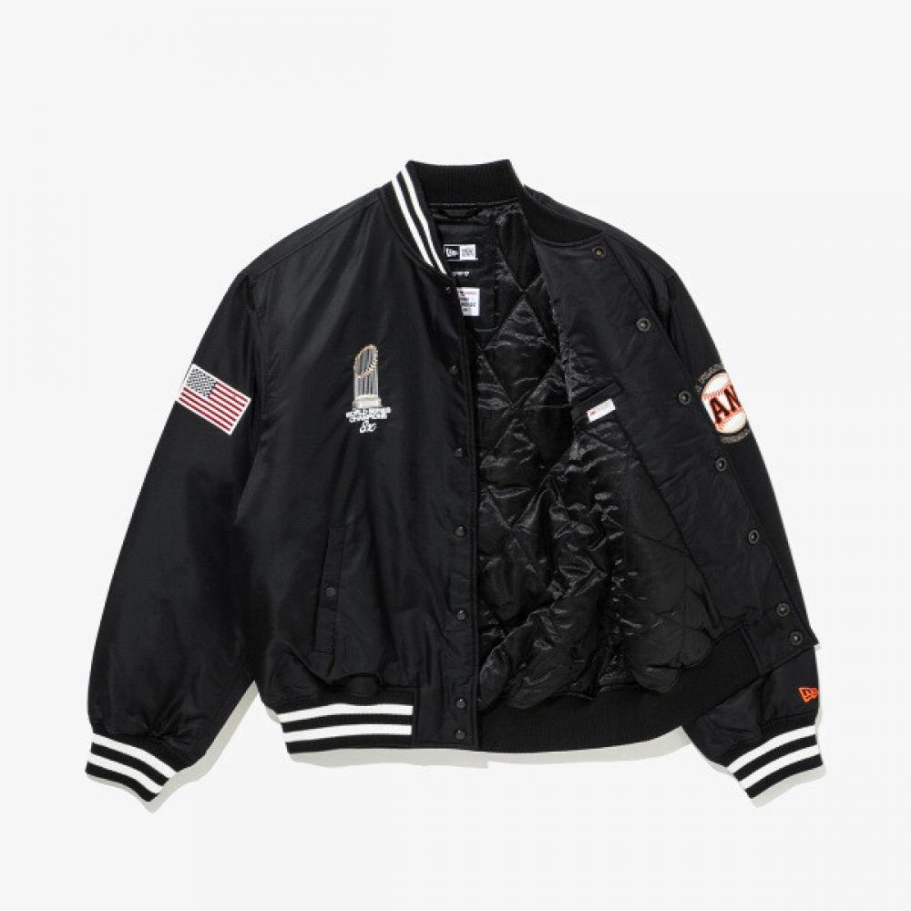 New Era Mlb San Francisco Giants World Series Champions Jacket Black 14742012