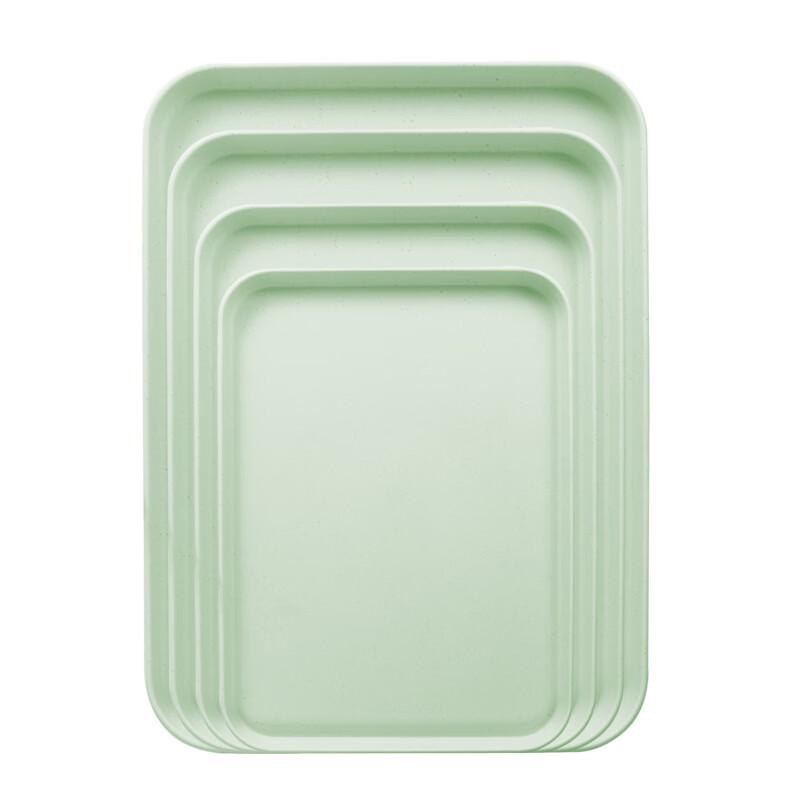 Wheat Straw Rectangular Serving Tray