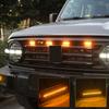 For GWM WEY Tank 300 Tank300    2024 Car Accessories Lampjes Voor Midden Midden Grille Grid Led Licht ABS