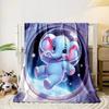 Cute Elephant Theme Print Blanket Warm Soft Fluffy Kids and Adult Sofa Bed Throw Blanket Outdoor Travel Camping Luxury Gifts