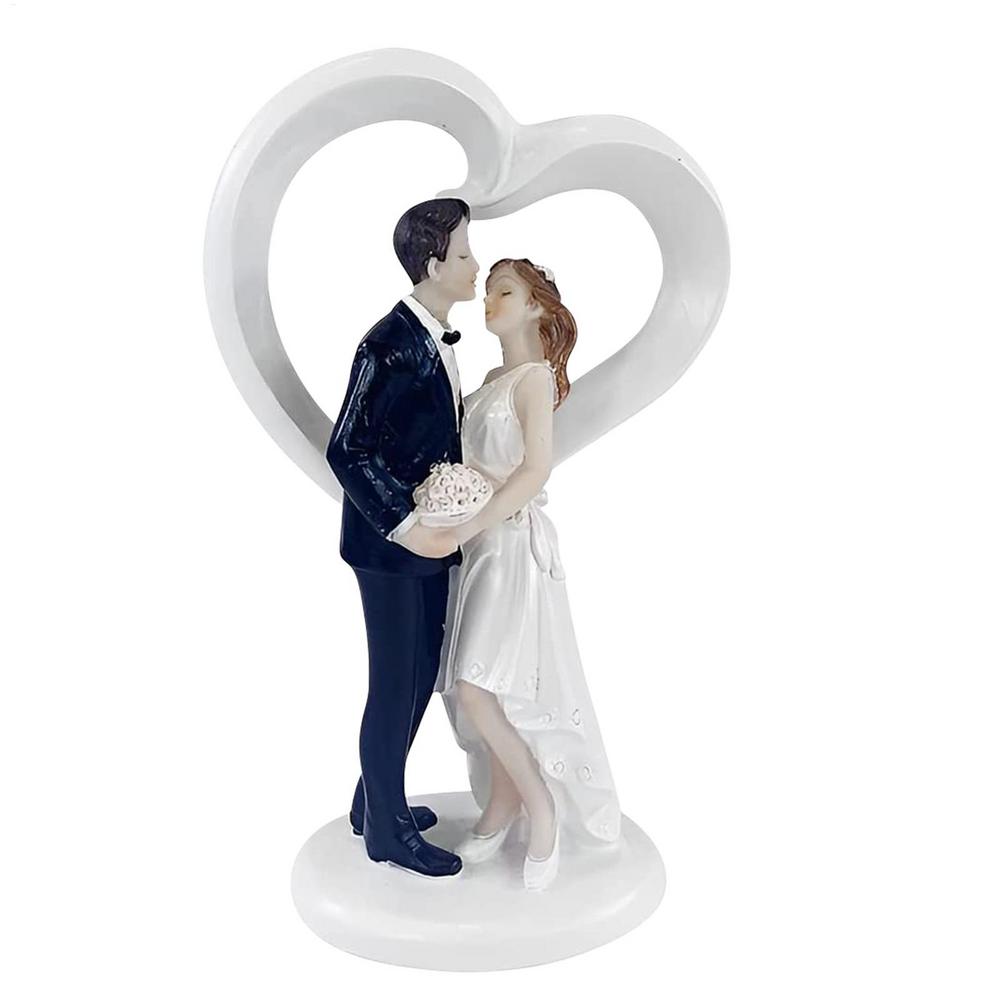 Elegant Bride and Groom Wedding Cake Topper Wedding Cake Topper Figurines Wedding Decoration Figurine Gift For Anniversary