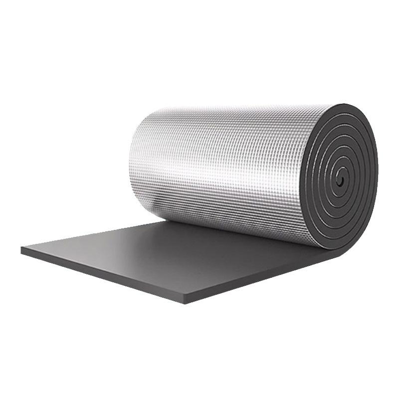 Self-Adhesive Aluminum Foil Insulation Roll Heatproof Soundproof and Noise Reduction for Car RV Foam Floor Roof Pipe Insulation
