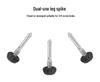 Interchangeable Tripod Spike & Anti-Slip Silicone Foot Pad