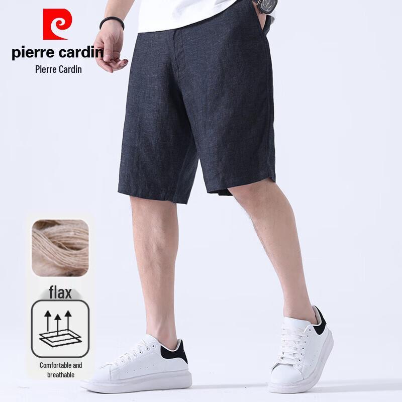 Pierre Cardin Men s 100% Linen Casual Shorts 3XL